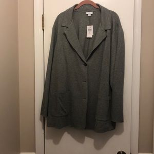 J Jill mostly cotton soft blazer